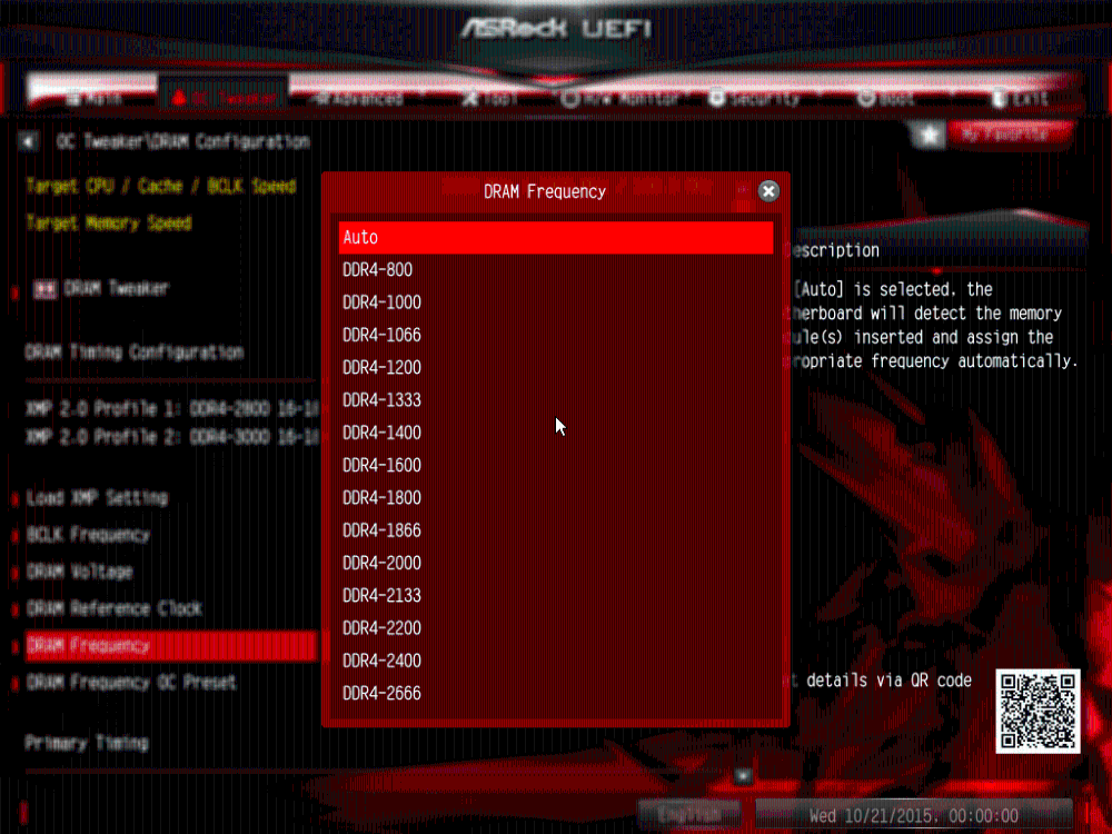 DRAM Frequency