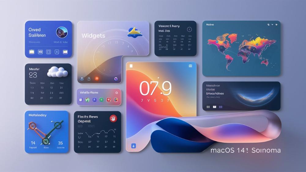 Новшества и улучшения виджетов в macOS 14 Son
