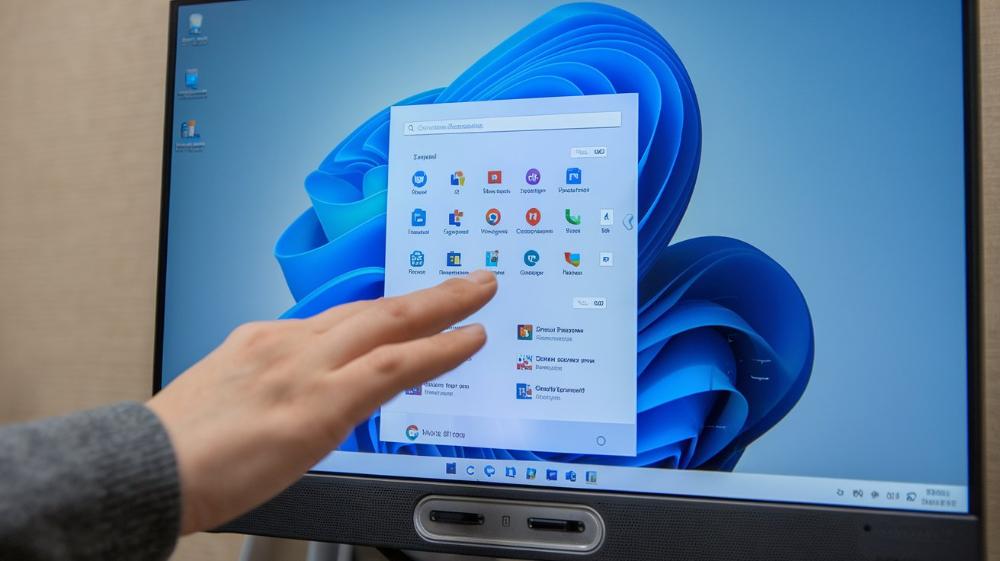 Основы сенсорного управления в Windows 11
