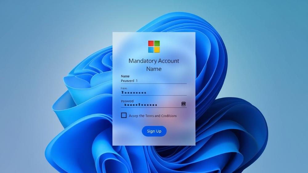 Обязательная учетная запись Microsoft