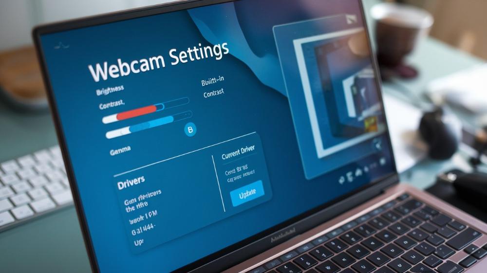 laptop webcam settings and drivers