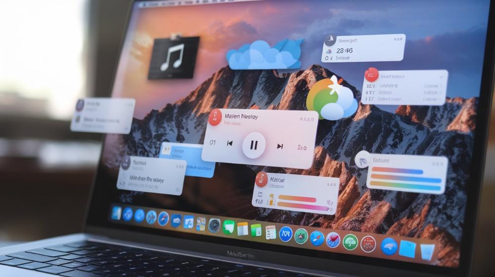 На этом изображении мы видим рабочий стол Mac