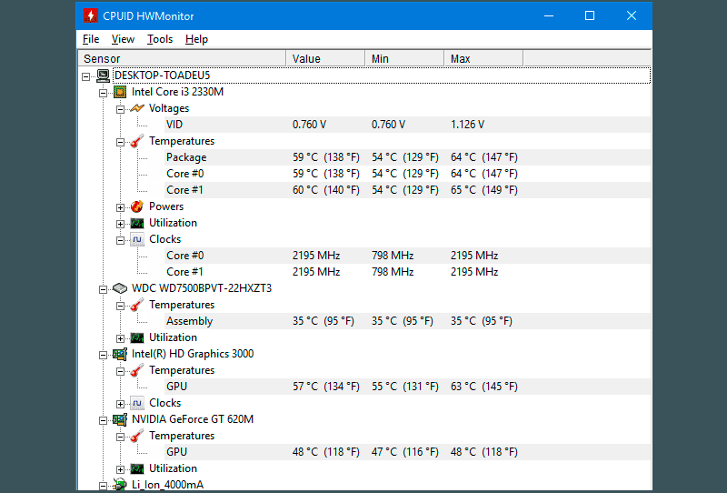 HWMonitor